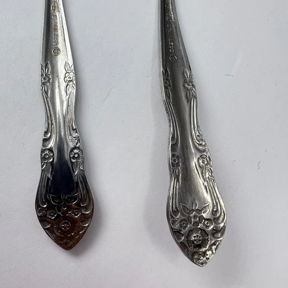 Stanley Roberts Dream Rose Stainless Sugar Spoon Butter Knife Rogers Co Japan